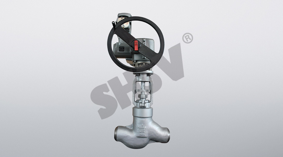 Electric welding stop valve