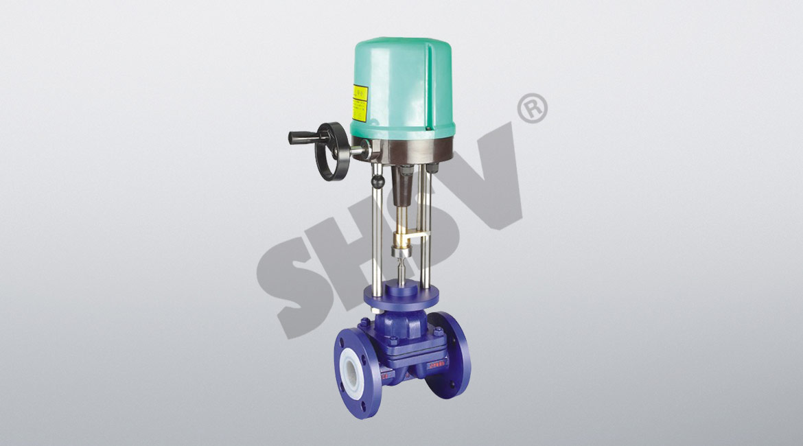 Electric lined diaphragm valve